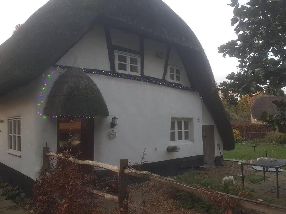 Delightful 3Bed Thatched Cottage Stockbridge  Exterior foto